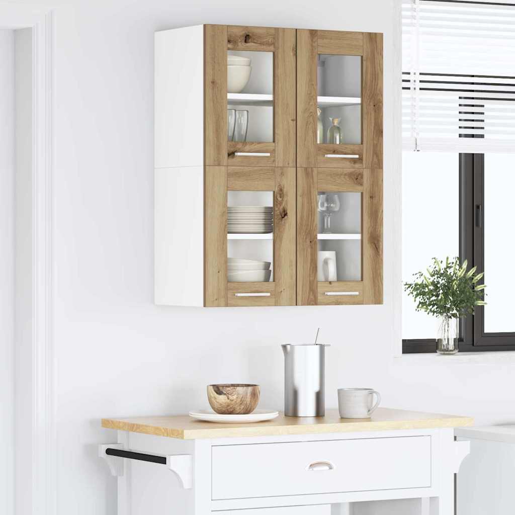 Hanging Cabinet with Shelf Riga Artisan Oak 60 x 31 x 40 cm
